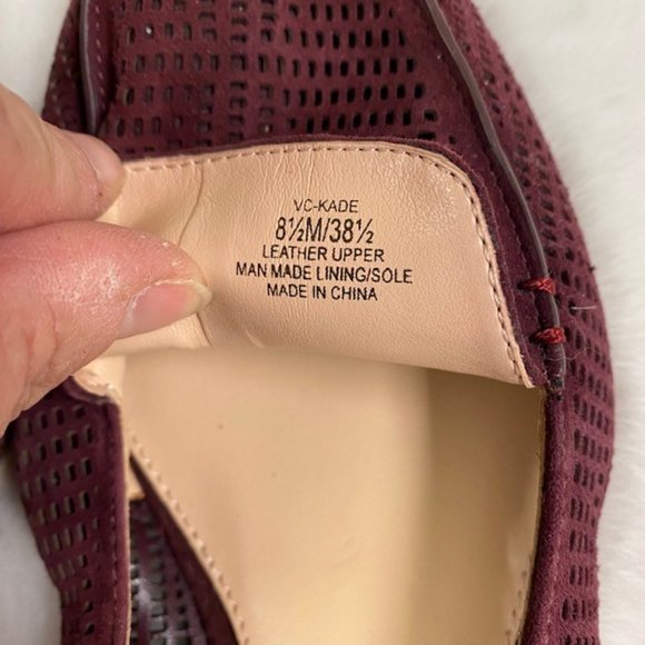 Vince Camuto 'Kade' Wine Cutout‎ Loafers NWOT, size 8.5 - Picture 12 of 12